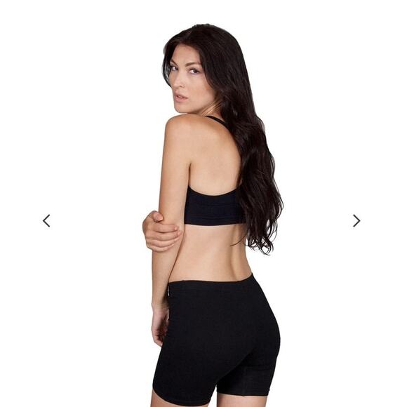 Emprella Women’s Black Yoga Shorts S – Stretch Fit – 5” Inseam - Picture 2 of 9